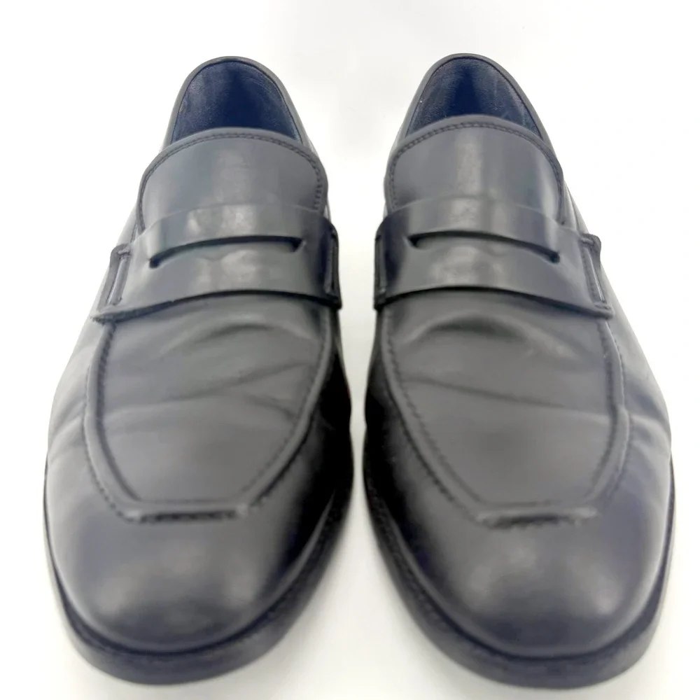 Cole Haan Warner Grand 360 Penny Loafers Men 11 Blk Leather Dress Shoes British